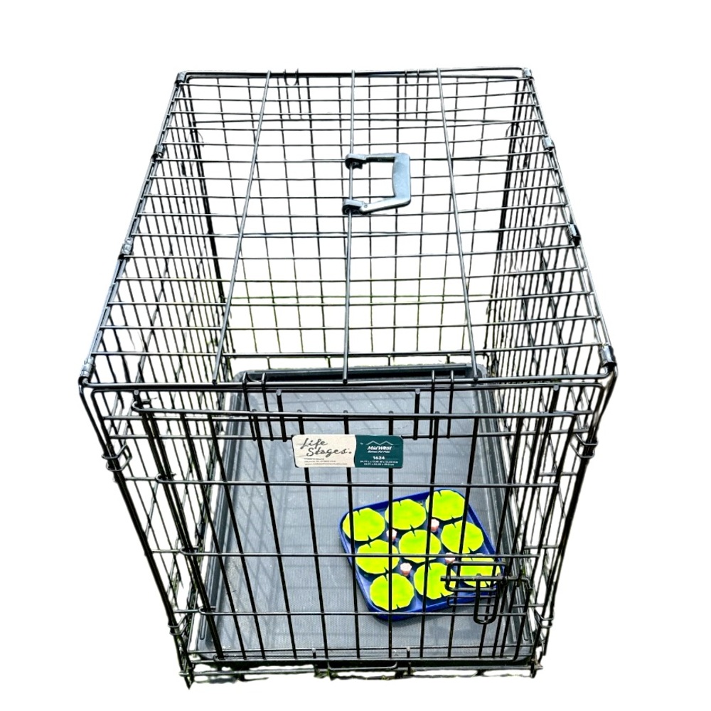 Midwest Contour Folding Dog Crate, 24.77" L X 17.49" W X 19.49" H